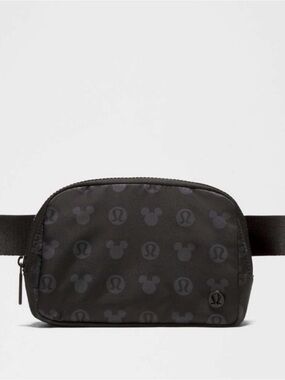 lululemon athletica Black Mickey Logo Waist Pack